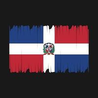 Dominican Republic Flag Vector Illustration