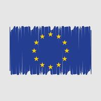 European Flag Vector Illustration