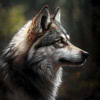 wolf activity illustration photo