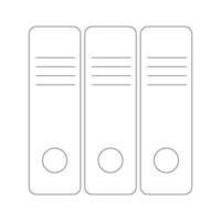 Binder icon vector