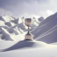 trofeo ilustración ai generado foto