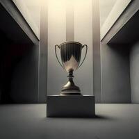 trophy illustration AI Generated photo