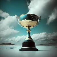 trophy illustration AI Generated photo