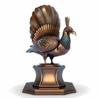 trophy illustration AI Generated photo