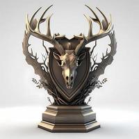 trophy illustration AI Generated photo