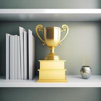 trophy illustration AI Generated photo