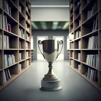 trophy illustration AI Generated photo