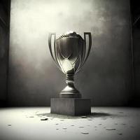 trophy illustration AI Generated photo