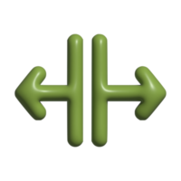 3d Symbol von Pfeil png