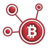 3d icône bitcoin png