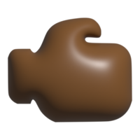 3d icon boxing glove png