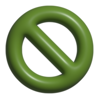 cancel 3d icon png