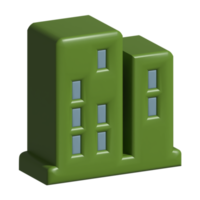 edificio 3d icono png