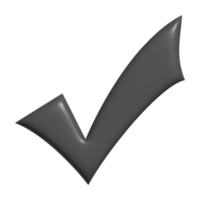 check correct 3d icon png