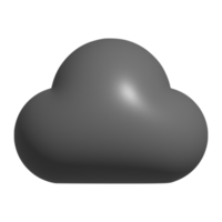 nube 3d icona png