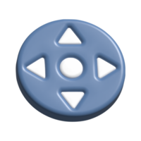 direction pad 3d icon png