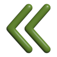 flecha 3d icono png