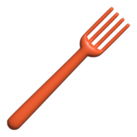 fourchette 3d icône png