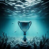 trophy illustration AI Generated photo