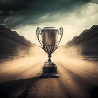 trophy illustration AI Generated photo