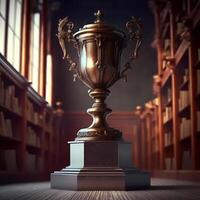 trophy illustration AI Generated photo