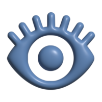 occhio 3d icona png