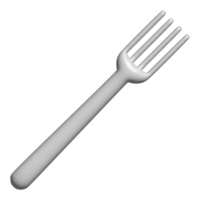 tenedor 3d icono png