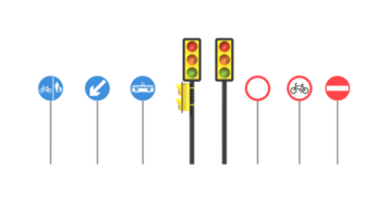 Road direction signs, city streets, urban traffic, driving concept, Direction traffic signs boards on metal stand, directing signboard png