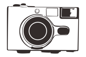 La technologie - poche caméra ligne art png