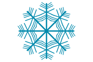 Winter - Snowflake Art png