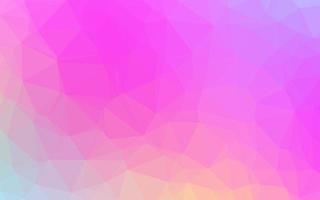 patrón de triángulo borroso vector rosa claro.