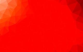 Light Red vector shining triangular pattern.