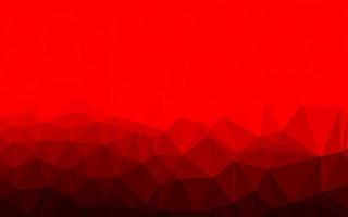 Light Red vector shining triangular pattern.