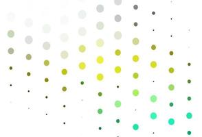 Light Green, Yellow vector texture with disks.