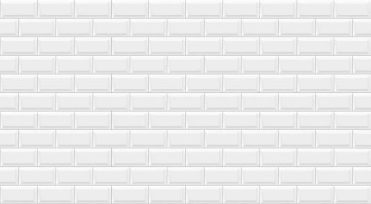 Subway tile seamless pattern, white ceramic tile