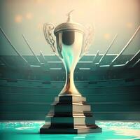 trophy illustration AI Generated photo