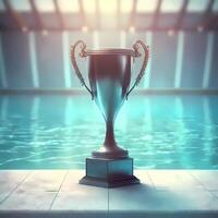 trophy illustration AI Generated photo