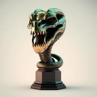 trophy illustration AI Generated photo