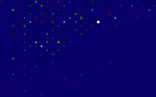 Light Multicolor, Rainbow vector backdrop with dots.