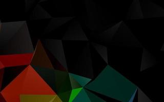 Dark Multicolor, Rainbow vector abstract mosaic pattern.