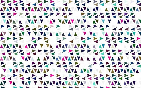 Light Multicolor, Rainbow vector layout with lines, triangles.
