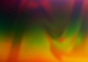 Dark Multicolor, Rainbow vector modern bokeh pattern.