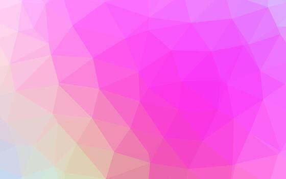 Light Pink vector polygonal pattern.