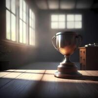 trophy illustration AI Generated photo