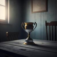 trophy illustration AI Generated photo