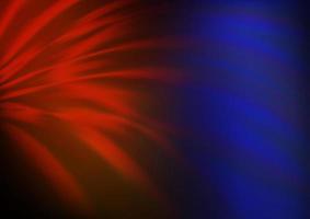 Dark Blue, Red vector blurred shine abstract background.