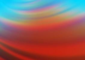 Light Blue, Red vector blurred shine abstract background.