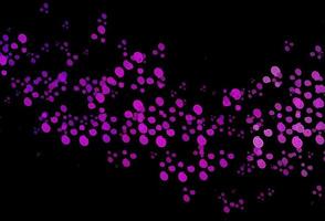 Dark Purple vector background with abstract lines.