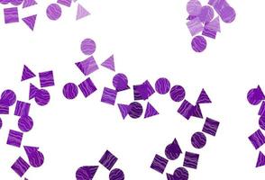 Light Purple vector layout with circles, lines, rectangles.