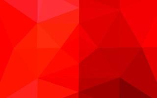 textura de mosaico de triángulo de vector rojo claro.